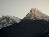 
Annapurna Circuit - Poon Hill - Sunrise On Fang, Annapurna I, and Annapurna South
